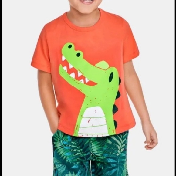 Children’s Place boy’s tee shirts | dinosaur paz peace play | size 3t | 2 shirts - Picture 3 of 11